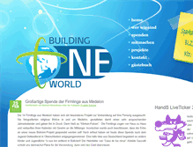 Tablet Screenshot of building-one-world.de
